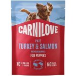 Carnilove Dog Paté Turkey&Salm.+Blueb.Puppy 300 g – Hledejceny.cz