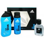 Adidas Ice Dive Men EDT 50 ml + deospray 150 ml + sprchový gel 250 ml dárková sada – Sleviste.cz