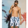 Koupací šortky, boardshorts Atlantic KMB-218/01 bílé