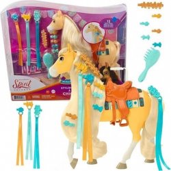 MATTEL SPIRIT Fancy festival klisna Linda set koník česací s doplňky