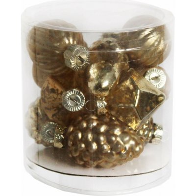 Adventní mix sklo 12ks/4cm antique – Hledejceny.cz