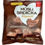 Semix Müsli srdíčka s čokoládou 50g – Zboží Mobilmania