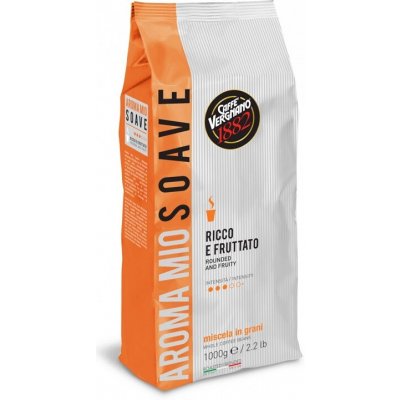 Vergnano Káva smíšená Aroma Mio Soave zrnková 1 kg – Hledejceny.cz