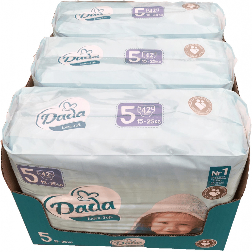 DadaExtra Soft 5 15-25 kg BOX 126 ks