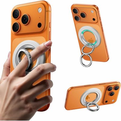Magnetický držák se stojánkem ESR Magnetic 360° HaloLock MagSafe Phone Ring - Bílá – Zboží Živě