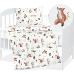 Veratex povlečení Agáta zvířátka v lese 90 x 135 cm 45 x 60 cm – Hledejceny.cz