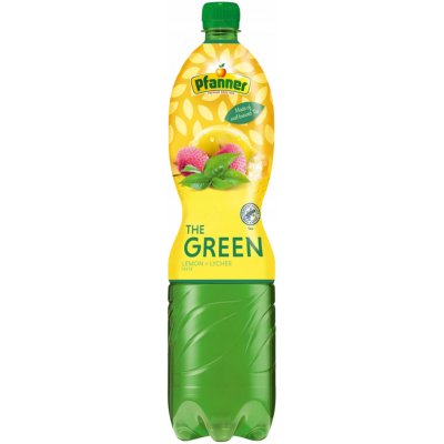 Pfanner Green Tea citron a liči 1,5 l – Sleviste.cz