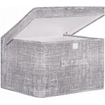 Springos Úložný box 40x30x25 cm HA3045 šedý – Zboží Dáma