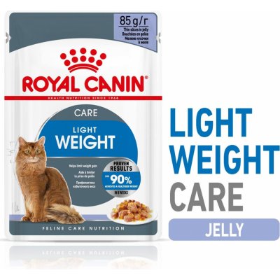 Royal Canin ULTRA LIGHT v želé pro kočky se sklonem k nadváze 12 x 85 g – Hledejceny.cz