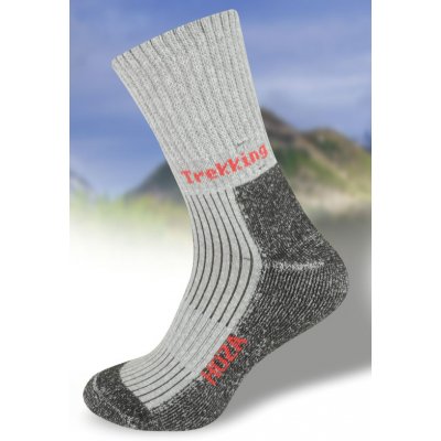 Hoza Thermo trekking ponožky H3409 světle šedá – Zboží Mobilmania