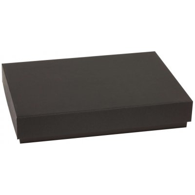 Dárková krabička s víkem 300x200x50 mm, černá – Zboží Mobilmania