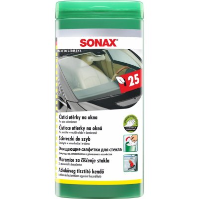 Sonax Čistící utěrky na okna 25 ks – Zboží Mobilmania