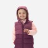 Dětská vesta Quechua Dětská turistická prošívaná vesta fialová