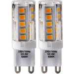 Tesla LED BULB, G9, 4W, 400lm, 3000K teplá bílá, 2ks G9000430-PACK2 – Hledejceny.cz
