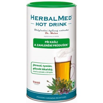 Dr.Weiss HerbalMed Hot Drink kašel a průdušky 180 g