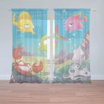 Záclony Podmořský svět 2: 2 ks - 150x250 cm - Sablio – Hledejceny.cz