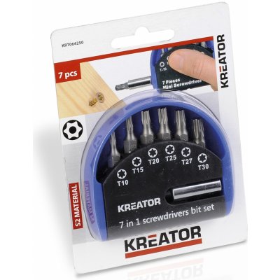 Sada bitů Kreator TORX - KRT064250 7 ks – Zboží Dáma