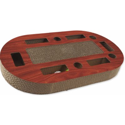 MAGIC CAT škrabadlo Interactive ovál 2 kartonové 52 x 30 x 6 cm – Zboží Dáma