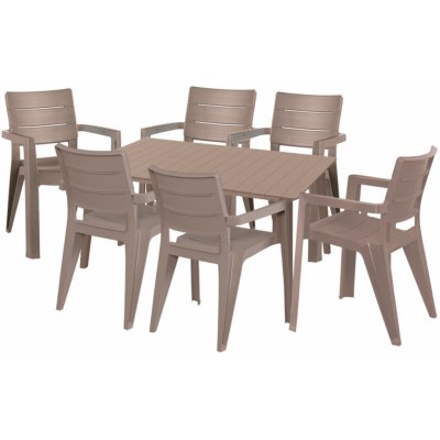 Hecht ANEGADA BEIGE 6 set zahradního nábytku – Hledejceny.cz