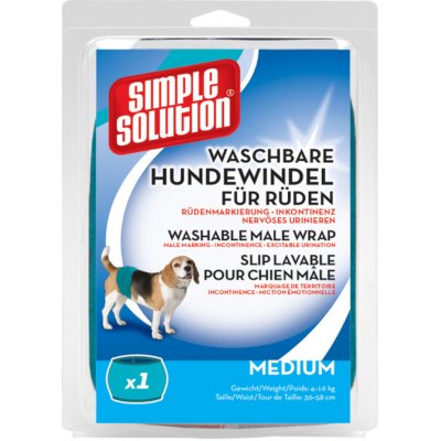 Simple Solution pratelné plenky pro psy (samce) - velikost M, 1 kus