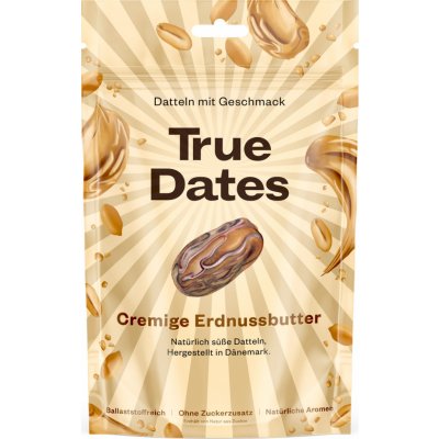 True Dates ochucené datle s příchutí arašídů 100 g – Hledejceny.cz