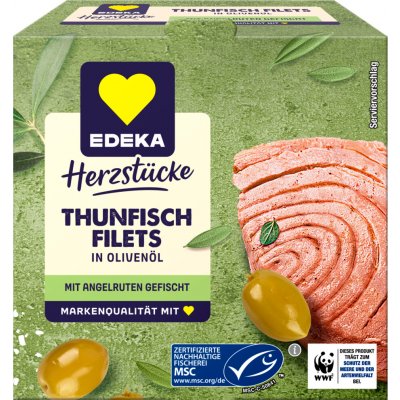 Edeka tuňák v olivovém oleji 185 g – Zboží Dáma