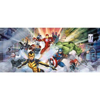 Ag Design FTDNH-5397 Vliesová fototapeta Avengers 202 x 90 cm – Zbozi.Blesk.cz