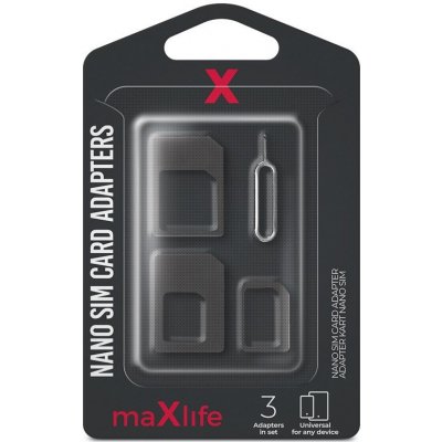 maXlife SIM adaptéry nano/micro/mini s jehlou 31935