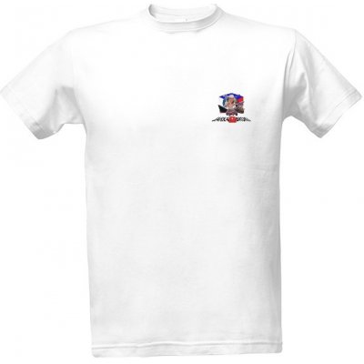 Tričko s potiskem Logo Jarka Broki pánské Bílá – Zboží Dáma