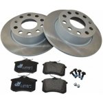 Sada zadní brzdové kotouče + destičky SEAT ŠKODA OCTAVIA 2 YETI VW | Zboží Auto
