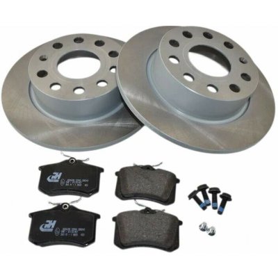 Sada zadní brzdové kotouče + destičky SEAT ŠKODA OCTAVIA 2 YETI VW | Zboží Auto