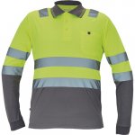 Cerva LEON HV polokošile dl.rukáv žlutá/šedá 5XL – Sleviste.cz