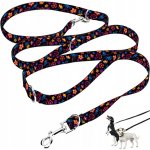 VODÍTKO PRO PSA NASTAVITELNÉ PŘEPÍNACÍ VÝCVIKOVÉ PEVNÉ WE 25mm 3,2m – Zboží Dáma