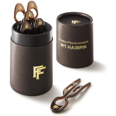Fiona Franchimon Nº 1 Hairpin | Brown hnědé (3 nebo 5 ks) – Sleviste.cz