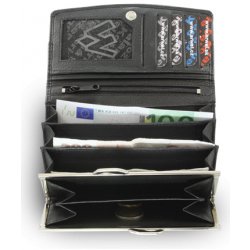 Arwel dámská kožená psaníčková peněženka 6236­ černá