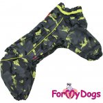 FOR MY DOGS Overal pro velká plemena YELLOW CAMOUFLAGE – Zbozi.Blesk.cz