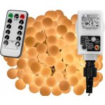 Voltronic 67300 Párty osvětlení 5 m 50 LED diod teple bílé + ovladač – Zboží Dáma