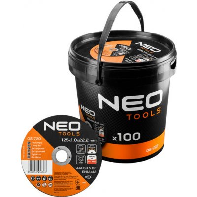 Neo Tools Kotouč řezný 125 x 1 mm 08-722 100 ks – Zboží Dáma