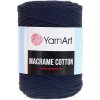 Příze YarnArt Příze Macrame Cotton 784 - tmavě modrá