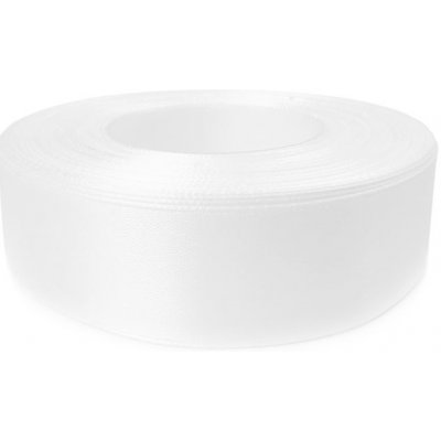 Saténová stuha sněhově bílá 8002 25 mm 30 m – Hledejceny.cz