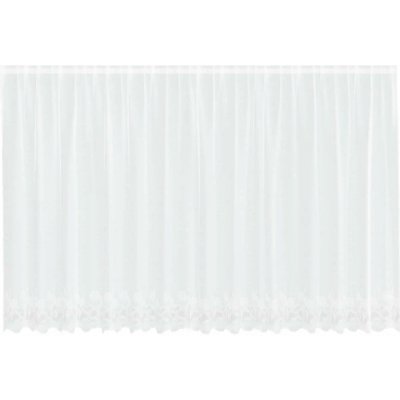 Záclona s záclonami Bílá 180 x 400 cm Polyester – Hledejceny.cz