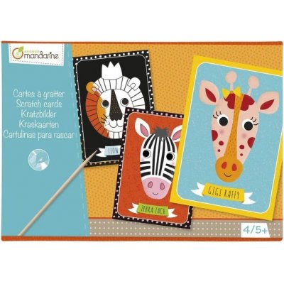 Avenue mandarine Vyškrabávací obrázky Zvířátka – Sleviste.cz