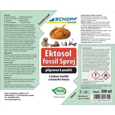 SCHOPF EKTOSOL FOSSIL SPRAY - BIO 500ml – Zboží Dáma