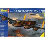 Revell Avro Plastic ModelKit letadlo 04300 Lancaster Mk.I/III 1:72 – Hledejceny.cz