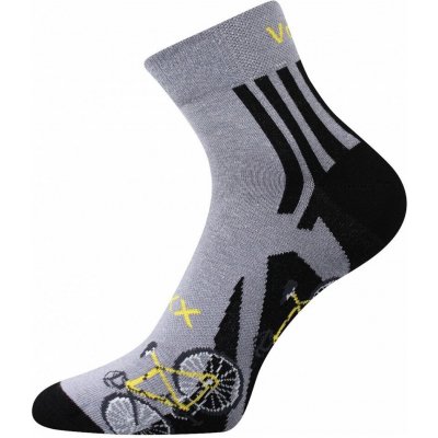 Pánské sportovní krátké vzorované bavlněné ponožky s motivem kola – Zboží Mobilmania