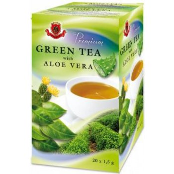 Herbex Premium Zelený čaj s aloe vera 20 x 1,5 g