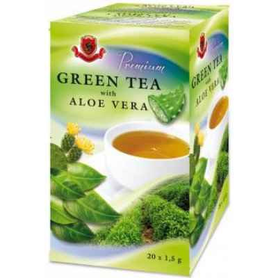 Herbex Premium Zelený čaj s aloe vera 20 x 1,5 g – Zbozi.Blesk.cz