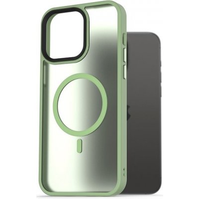 Pouzdro AlzaGuard Matte Case Compatible with MagSafe iPhone 15 Pro Max zelené – Zboží Živě