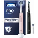 Elektrický zubní kartáček Oral-B Pro 3 3900 Duo Black & Pink