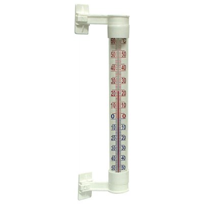 Teploměr MEDIUM venkovní okenní bílý 24cm – Zboží Dáma